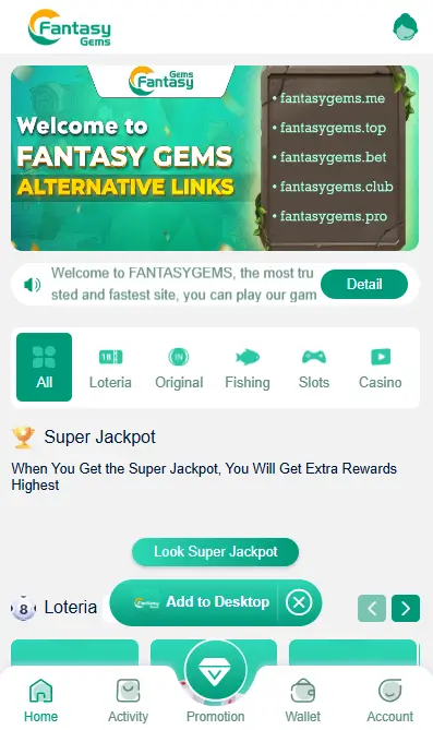 User-Friendly Interface on fantasy gems vip